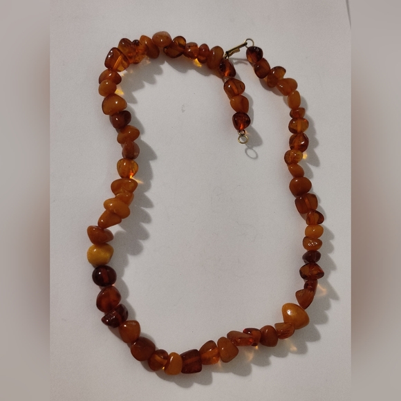 Genuine Soviet Baltic Amber Necklace - Picture 8 of 11